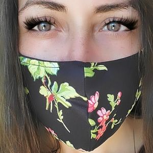 Blooming Flowers Reversible Mask